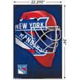 thumbnail image 2 of NHL New York Rangers - Mask 16 Wall Poster, 22.375" x 34", 2 of 4