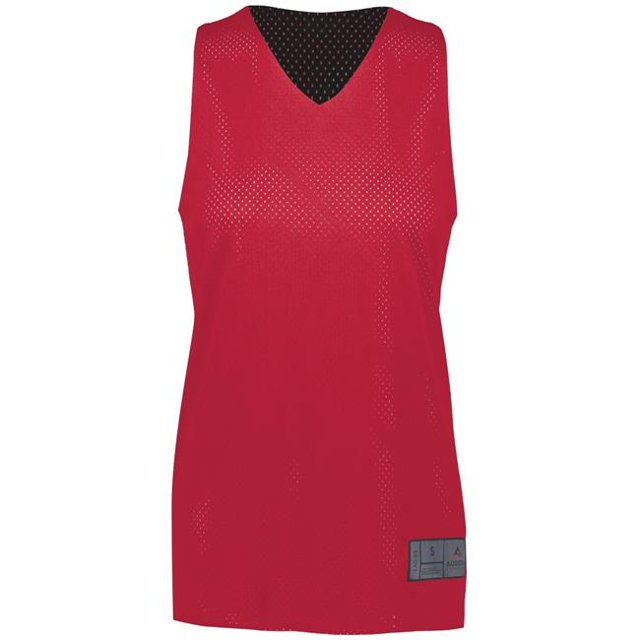ASI 163.406.L Jersey 2.0 Réversible en Maille Tricotée pour Femmes, Écarlate et Noir - Grand
