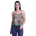thumbnail image 4 of Moomaya Camisole Courte à Bretelles Spaghetti Imprimée pour Femmes, Hauts d'Été, 4 of 5