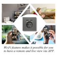 thumbnail image 5 of Mini Camera 24/7 HD Socket Base Wifi Power Outlets Wireless Remote Monitoring Cam EU Plug Grey, 5 of 5