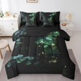 thumbnail image 1 of YST Watercolor Butterfly Comforter Set, Bohemian Tie Dye, 7-Piece, Full Size, 1 of 4