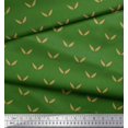 thumbnail image 2 of Soimoi Green Georgette Viscose Fabric Brush Stroke Abstract Decor Fabric Printed Yard 42 Inch Wide, 2 of 3