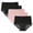 Black, variant on Sentmoon 5 PCS Lace Underwear for Women High Waist Breathable No Show Bikini Bottoms for Women No Pinching Hip Lift Briefs for Leggings No Panty Lines XL