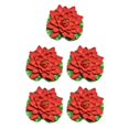thumbnail image 2 of QualitChoice Artificial Lotus Replacement Simulation Outdoor Garden Park Pond Pool Photography Fake Water Flower Decor Red 5PCS, 2 of 6