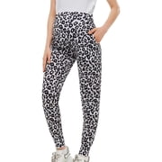 Pisexur Women's Nursing Maternity Leggings Stretch Secret Fit Pregnancy Joggers Solid Color Casual Maternity Pants Stretchy Comfortable Lounge Pants