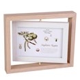 thumbnail image 2 of 2 Pcs Photo Frame Double Sided Rotating Wood Glass Rustic Picture Frame, 2 of 5