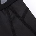 thumbnail image 3 of Graflsoa Men's Performance Workout Leggings 2-Pack: Quick-Dry, Breathable, Stretchable with Muscle Support for Gym, Running, and Yoga - Black & Grey Patchwork Design, Size L (EU), 3 of 6