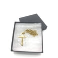 thumbnail image 5 of 24K Gold Chain Style Cross Pendant Necklace 18",20",22",24", 5 of 5