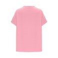 thumbnail image 4 of Liquidation d'Économies d'Été! Tunique à Manches Courtes à Col Rond pour Femmes Enceintes, Blouse Décontractée de Printemps Été, Chemise de Maternité Confortable et Tendance pour le Quotidien Liquidation Ventes Aujourd'hui Aubaines Prime, 4 of 8