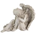 thumbnail image 4 of Northlight 17" Gray Resting Angel Outdoor Garden Statue, 4 of 6
