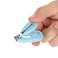 thumbnail image 4 of Baby Nail Clipper  Manicure Kit 4pcs Convenient Daily Baby Nail Clipper Scissors Nails File Tweezers Manicure Care Kit Blue, 4 of 8