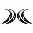 thumbnail image 3 of 4Pcs 90mm/3.5in Flexible Car Front & Rear Fender Flares Extra Wide Body Wheel Arches Universal, 3 of 8
