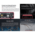 thumbnail image 4 of Topping E30 II HiFi dac amplifier,desktop digital usb dac, as both a DAC and a preamp,Silver, 4 of 9