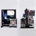 thumbnail image 3 of Motherboard Case, Portable 20x20  Heat Dissipation Bare Metal Frame, for ATX, M-ATX Chassis Rack ITX Motherboard DIY, 3 of 7