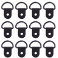 thumbnail image 1 of 24Pcs D Rings Photo Frame Hangers Picture Frame Holders Wall Brackets (Black), 1 of 8
