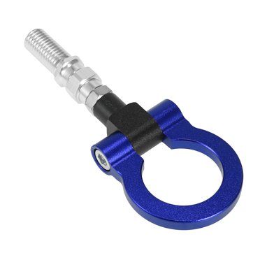 Blue Aluminum Alloy Front Bumper Trailer Towing Eye Tow Hook for Japanese Car