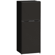 HOMCOM Mini Fridge with Freezer 4.6 Cu.Ft 2 Door Small Refrigerator Black