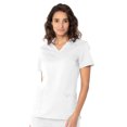 thumbnail image 1 of Landau ProFlex Haut de Sarrau pour Femmes : 3 Poches, Coupe Moderne Ajustée, Col en V Extensible 4169, 1 of 1