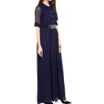thumbnail image 4 of Robe Redingote Élégante pour Femmes Western Longue Maxi une Pièce Urbaine d'Été Maxi George, 4 of 7