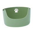 thumbnail image 2 of itter Box Open Top Pet Litter Tray Deep Loo Kitty Litter Pan Portable Large L, 2 of 8