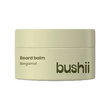 Bushii Baume à Barbe, Baume à Barbe Rafraîchissant au Parfum d'Agrumes et de Bergamote, Pot de 50 ml