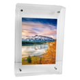 thumbnail image 2 of Photo Frame Vibrant Floating Acrylic Picture Frame Desk Wall Art Frame for Gallery Home Office Decoration, 2 of 7