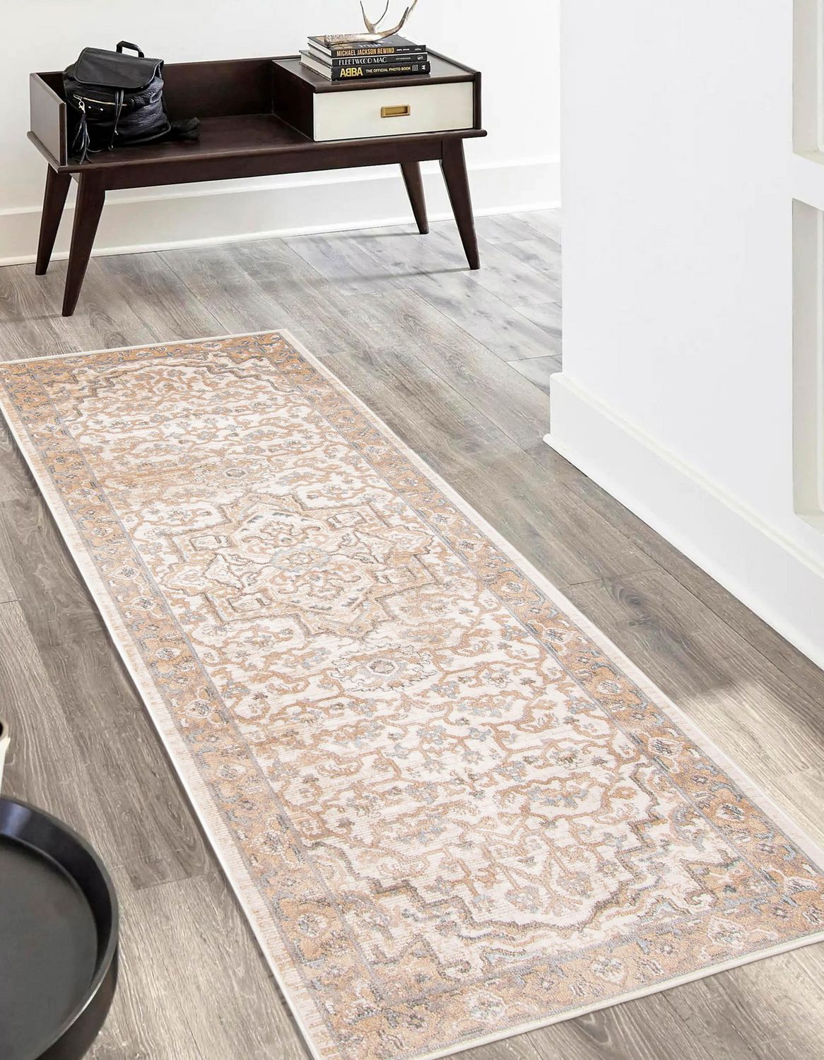 ECARPET Stassie Tapis de Couloir Traditionnel pour Salon, Chambre, Salle A Manger, Entrée, Couloir et Plus Encore.