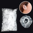 thumbnail image 1 of EGNMCR Produits de Soins Capillaires 100 Pcs Cache-Oreilles Transparents pour Douche, Protection des Oreilles, 1 of 6