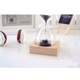 thumbnail image 2 of maskred Wooden Base Craft Hourglass Hand-Blown Timer For Gift Desktop Home Decoration, 2 of 5