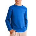 thumbnail image 2 of Ketyyh-chn99 Garçons Enfants T-Shirts en Coton Enfants Garçons T-Shirts à Col Rond en Coton Hauts Tee 1 10 Ans pour 4-5 Ans, Bleu, 2 of 4
