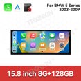 thumbnail image 2 of TPXINXIN 15.8 inch Android 14 Car Radio for BMW 5 Series E60 2003-2009 CCC Wirless Carplay GPS Navigation Screen Upgrade Multimedia Player, 2 of 12
