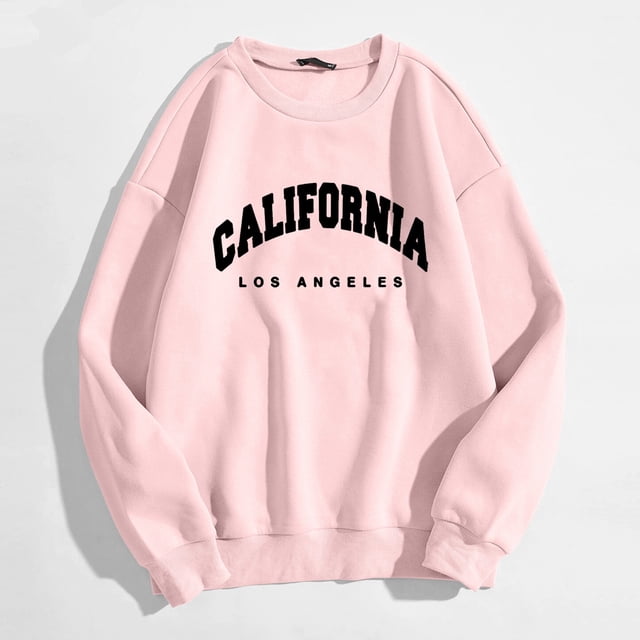 T-shirts Graphiques à Manches Longues Décontractés pour Femmes, Chandails à Col Rond, Hauts à Enfiler pour Femmes, Hauts Asymétriques pour Femmes, Chandails à Capuchon pour Temps Froid pour Femmes, Chandail à Fermeture Éclair pour Femmes, Chandail Court pour Femmes