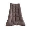 thumbnail image 1 of Coffee Fiber Mattress Topper Foldable Mattress Pad Soft Bed Mattress Cover Washable Non-Slip Mattress Protector For Student Bed Guest Bed 90X200 Cm 35.4X78.7 Inch 3.31 Lbs, 1 of 6