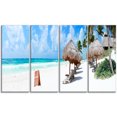 thumbnail image 2 of Caribbean Coast in Tulum Mexico - Modern Seascape Canvas Artwork, 2 of 3