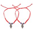 thumbnail image 3 of 2Pcs Braided Bracelets Evil Eye Bracelet Adjustable Bracelet Rope Bracelet String Bracelet, 3 of 9