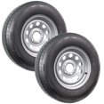 thumbnail image 2 of eCustomrim 2-Pack Mounted Radial Trailer Tire Rim ST205/75R14 Load Range D 5-4.5 Silver Modular Wheel - 6 Year Warranty w/Free Roadside, 2 of 4