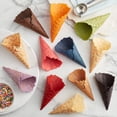 thumbnail image 3 of The Konery Lavender Waffle Cones - 144/Case | Delicate Floral Flavors, 3 of 3