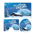 thumbnail image 2 of Boovnll Christmas Bathroom Rugs Set of 3, Absorbent Non-Slip Christmas Bath Mat Quickly Dry for Bathroom, Kitchen, Swimming Pool, Entrance, Bathroom Rugs, 2 of 6
