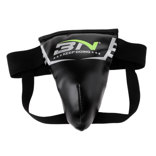 jinwen Elastic Belt Boxing Crotch Protector Groin Guard Boxing Gear L Black Adult