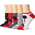 thumbnail image 1 of Chaussettes Invisibles pour Femmes Mickey Mouse, Lot de 5, Chaussettes Décontractées, 1 of 1