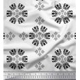 thumbnail image 1 of Soimoi Poly Georgette Fabric Damask Decorative Print Fabric by Yard 52 Inch Wide, 1 of 3