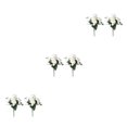 thumbnail image 2 of Youkk 2pcs Easy To Clean – Realistic Appearance – Artificial Flowers For Wedding white 3Set, 2 of 6