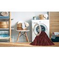 thumbnail image 2 of Ahgly Company Tapis d'Aire Intérieur Lavable à la Machine, Carré, Transitionnel, Rouge, 8 Pieds Carré, 2 of 7
