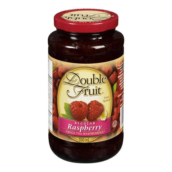 Double Fruit Regular Raspberry Fruit Spread 500mL