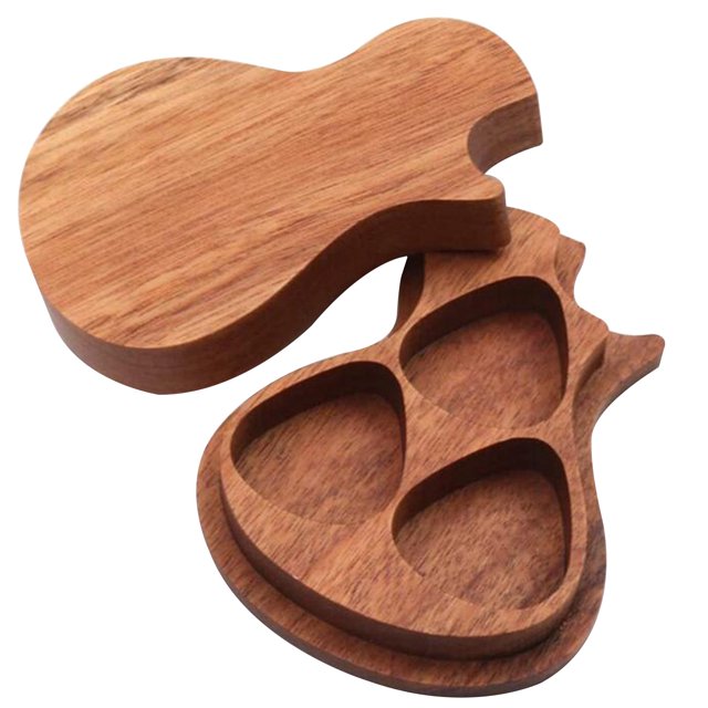 Boovnll Home Storage, Wooden Pick Box Wooden Guitar Pick Box Contains Wood Guitar Pick Box, Storage, Storage and Organization, Organization and Storage