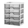 thumbnail image 1 of Meitianfacai Stackable Drawer Desktop Organizer, Transparent Plastic Drawer Storage Container, Desk Organizer, for Cosmetic Office Stationery Supplies Storage, 1 of 8