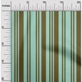 thumbnail image 1 of oneOone Georgette Viscose Fabric Bayadere Stripe Print Sewing Fabric BTY 42 Inch Wide, 1 of 4