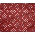 thumbnail image 4 of oneOone Tissu Polyester Lycra Rouge Géométrique Bandhani Matériel de Robe Tissu Imprimé Tissu au Mètre 56 Pouces de Large, 4 of 4