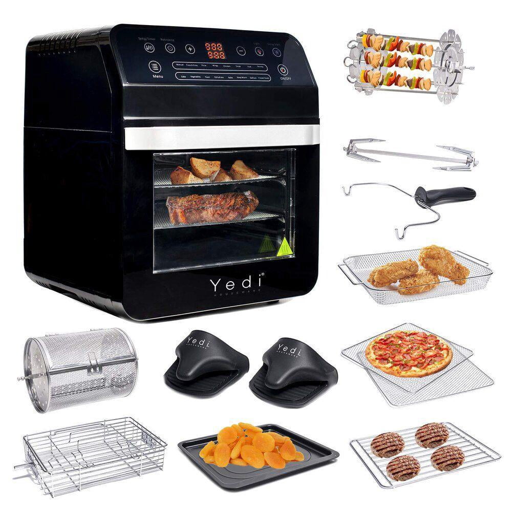 Yedi Air Fryer Rotisserie Oven XL, Dehydrator, Deluxe Accessory Kit (12.7 Qt)