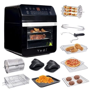 Yedi Air Fryer Rotisserie Oven XL, Dehydrator, Deluxe Accessory Kit (12.7 Qt)
